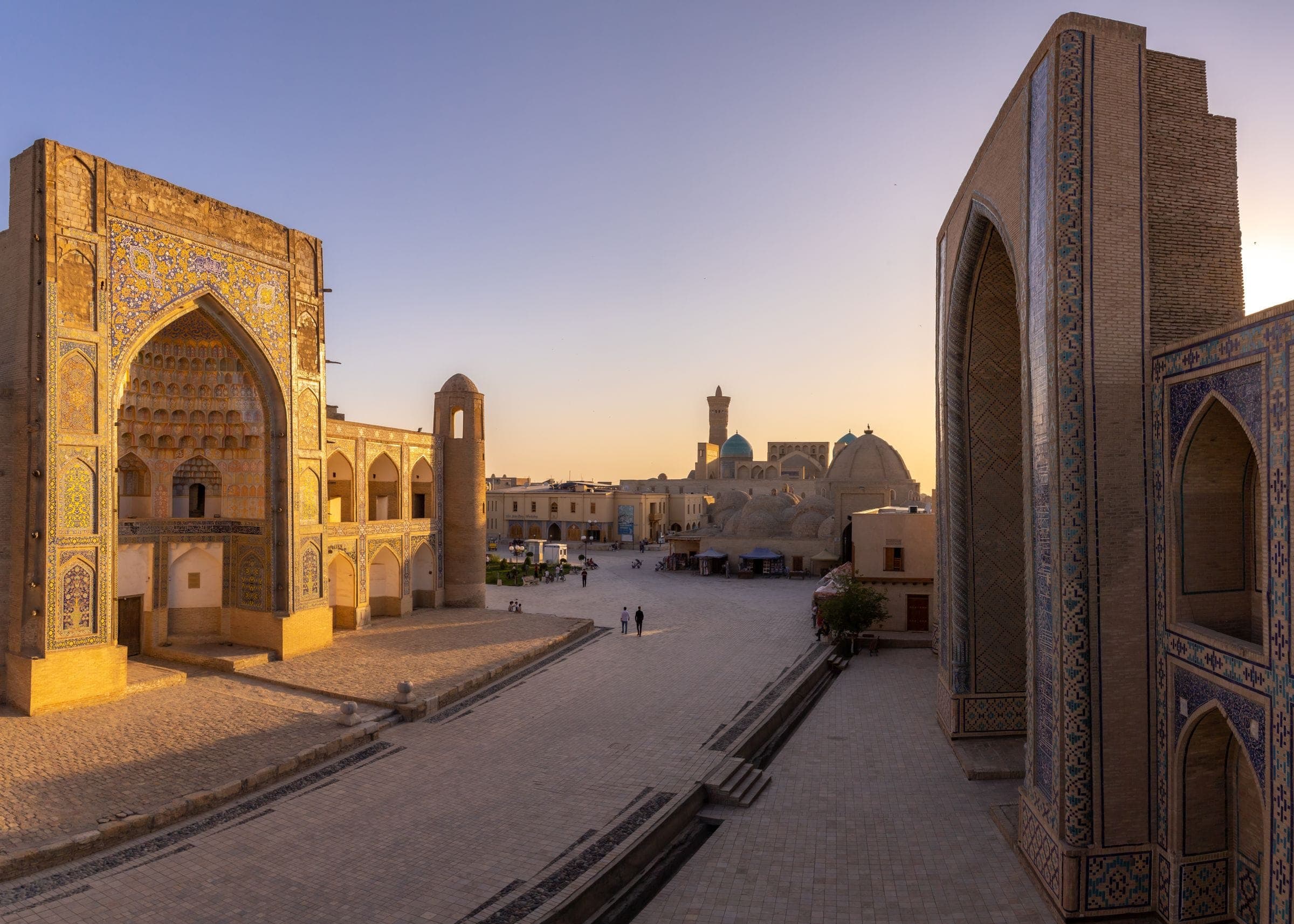 Sunset over old Bukhara