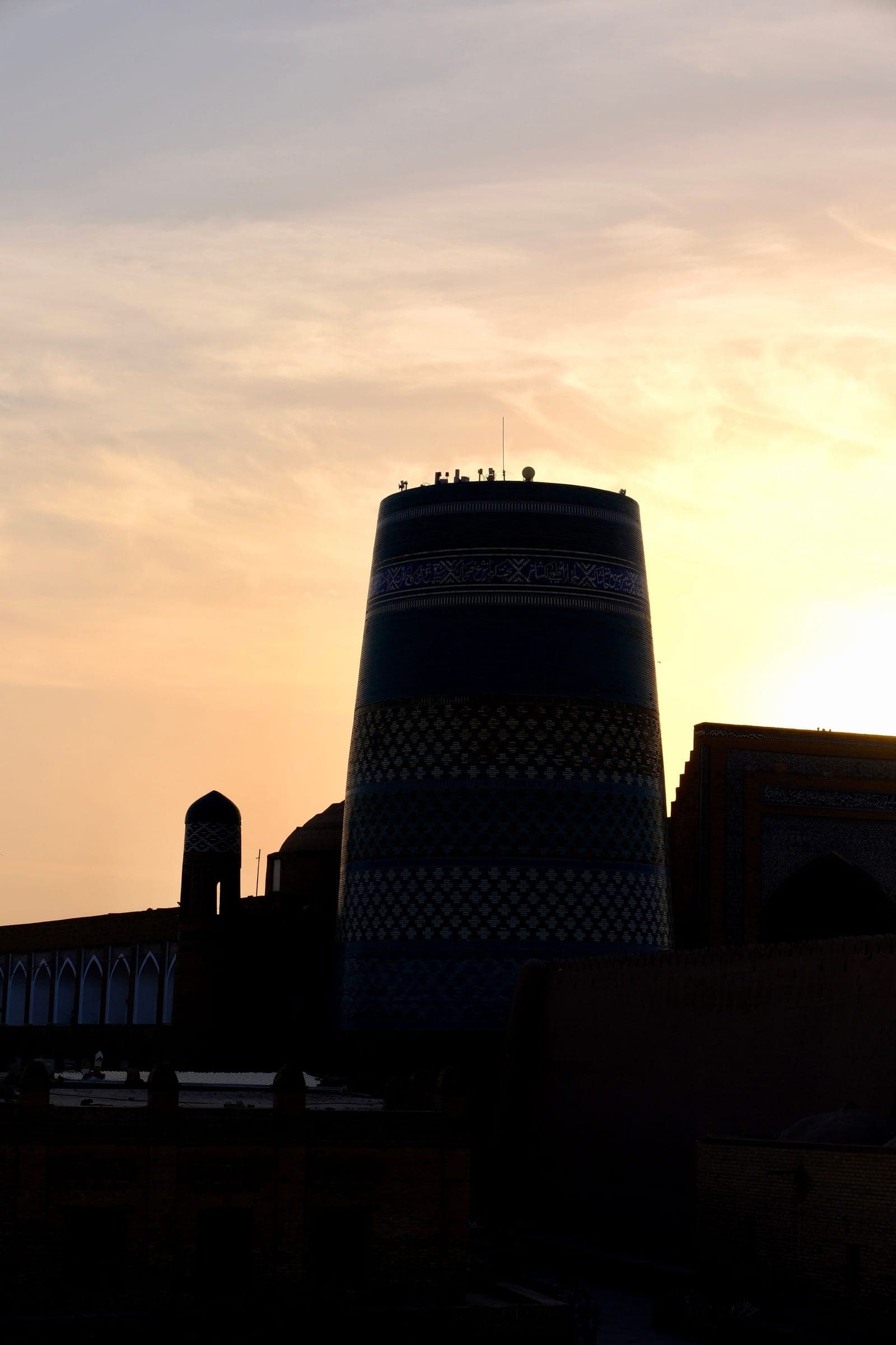 Kalta Minor against the sunset