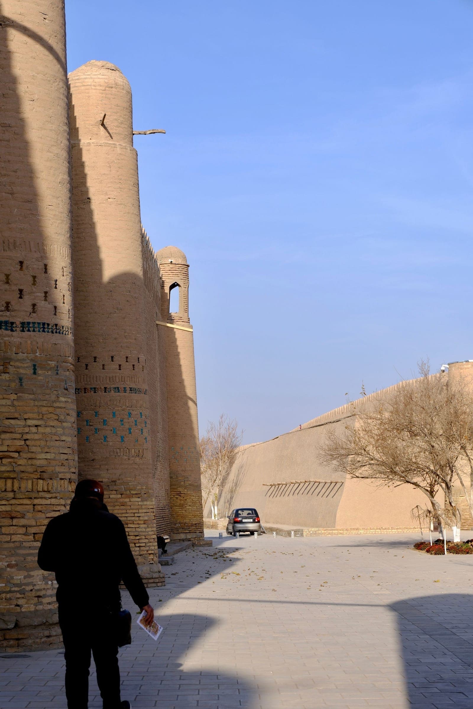 Mud-brick walls of Khiva